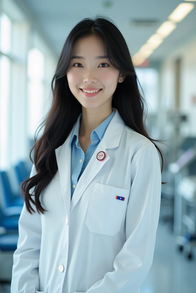 Beautiful girl Korean doctor