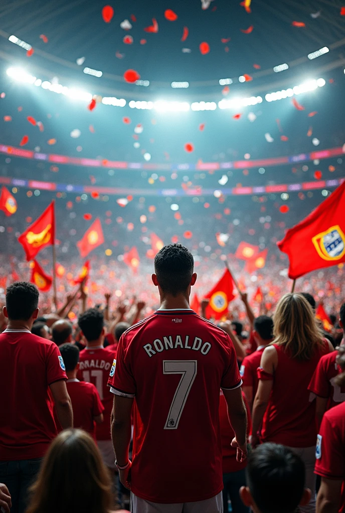 Show me fan all around Ronaldo