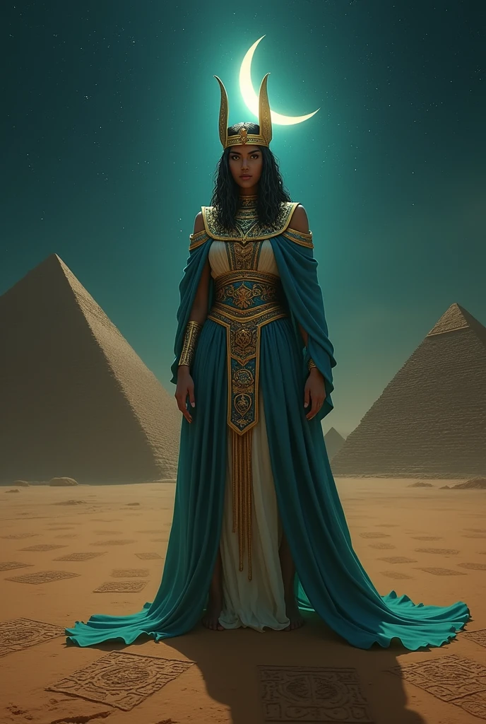 Egyptian God Isis with his scary aura