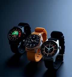 image consist of smart watches add black shade i have to add this on my website