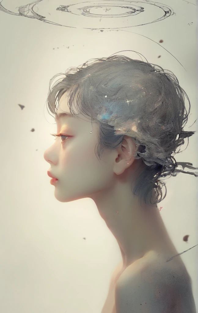 I was born to fall in love
You know, We're all alone
Hold your dreams it never ends
Naked eyes in the sky、Special shaped head、Planet Head,
