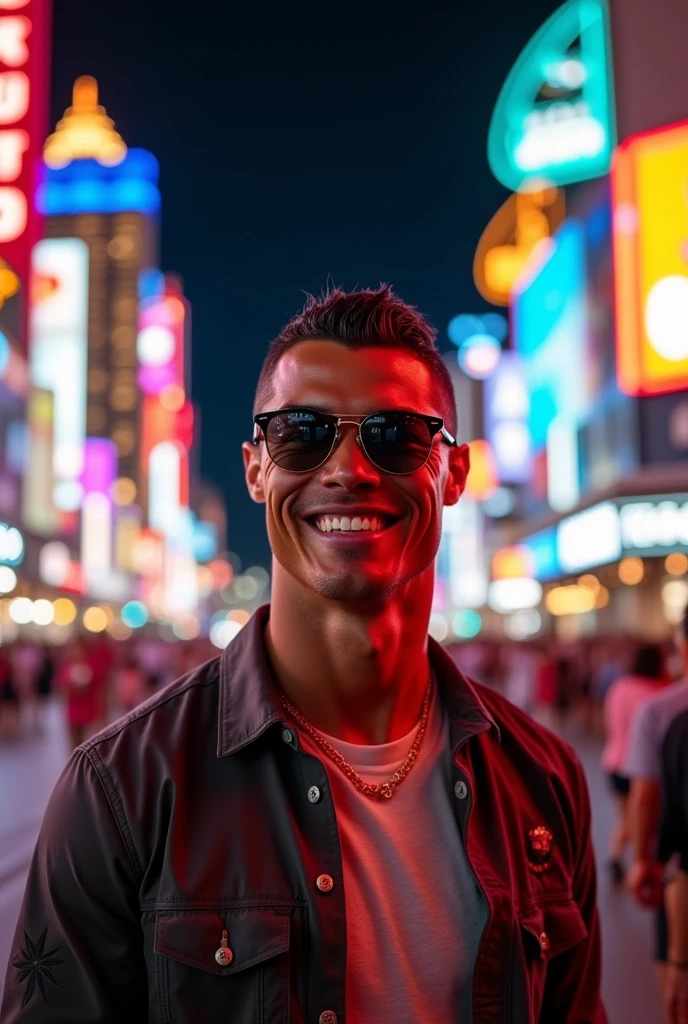 Show me Ronaldo Enjoying Las Vegas