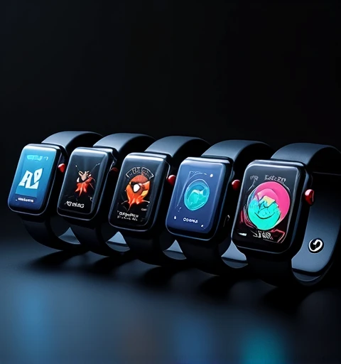 image consist of smart watches add black shade i have to add this on my website i need smart watches
