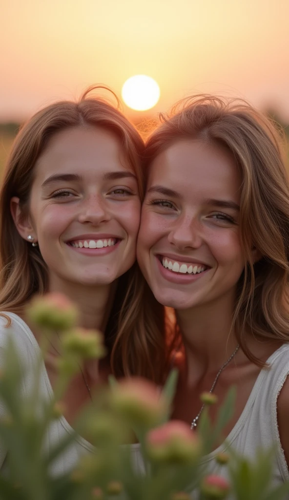 I want to create image of my own face with a girl looking like a love picture