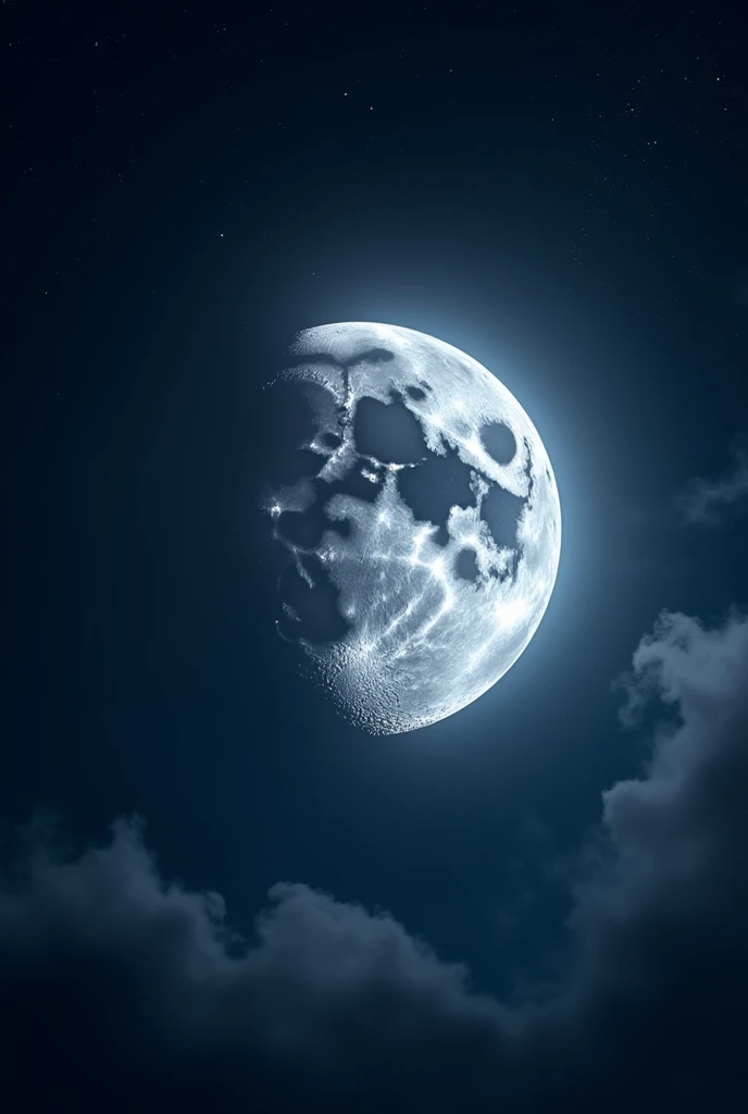 A picture of the moon