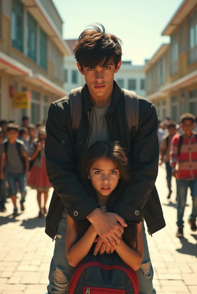 Elder brother defend him sister from bad boys in school a realistic