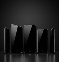 image consist of andriod and apple mobiles add black shade i have to add this on my website as poster
add all black theme
write bold text Phones on it at bottom family poppins
do no cut the text
