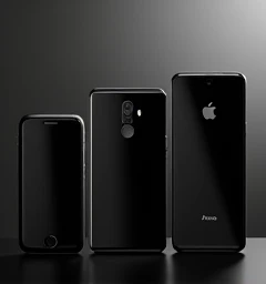 image consist of andriod and apple mobiles add black shade i have to add this on my website as poster
add all black theme
write bold text Phones on it at bottom family poppins
do no cut the text
also write phones at the bottom