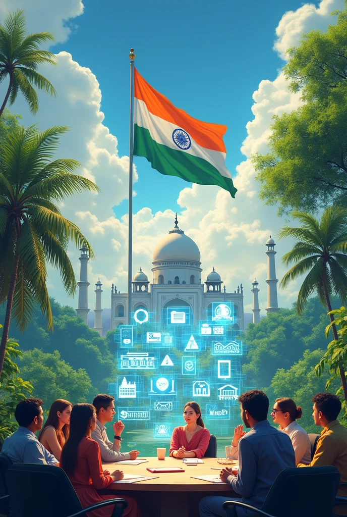 Future trends in constitutional amendments  india with flag and little future make it real  future india Future constitutional amendments in India might focus on digital privacy, balancing power between central and state governments, and improving social and economic fairness. There may also be efforts to enhance the efficiency of the judicial system and strengthen environmental protections. These updates will help keep the Constitution relevant to modern needs.
