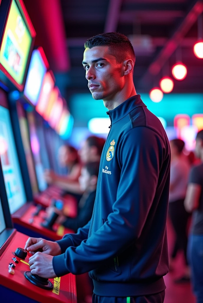 Show me Ronaldo in the arcade