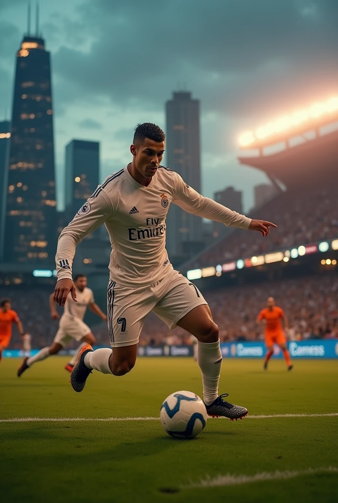 Show me Ronaldo playing American football 