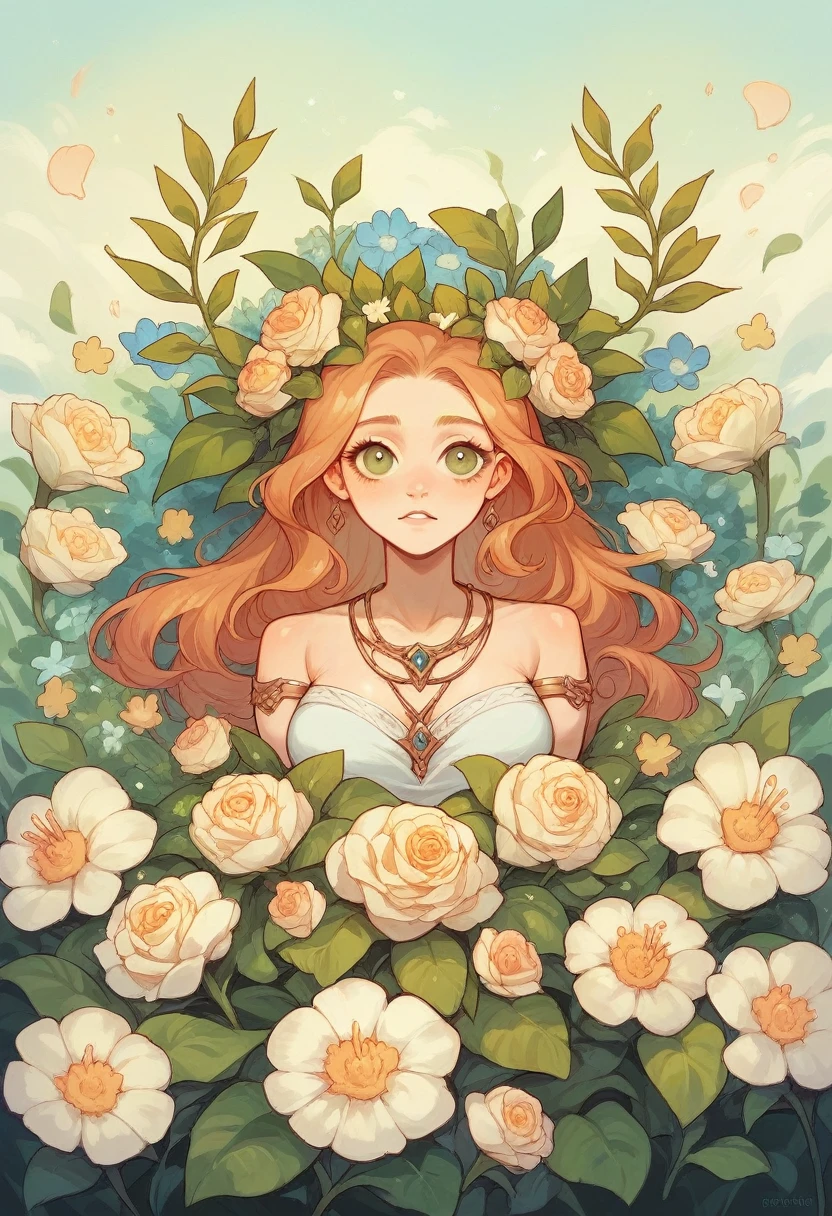 Make thor whose head is full of flowers
