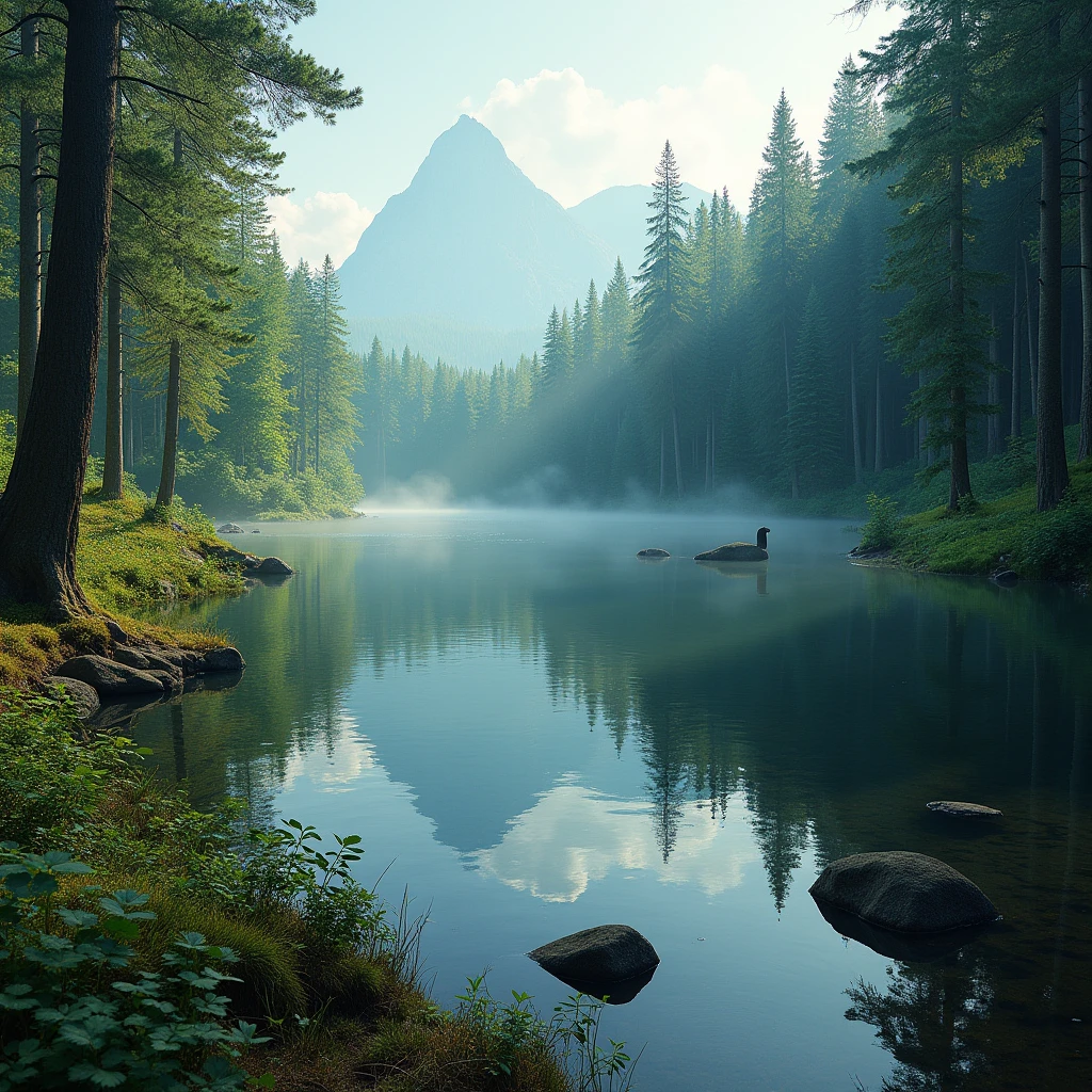 Lake in the forest