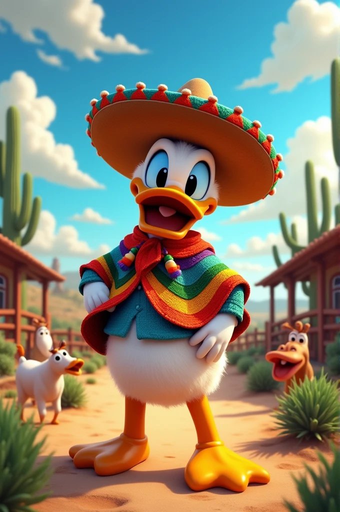 El pato donald ranchero