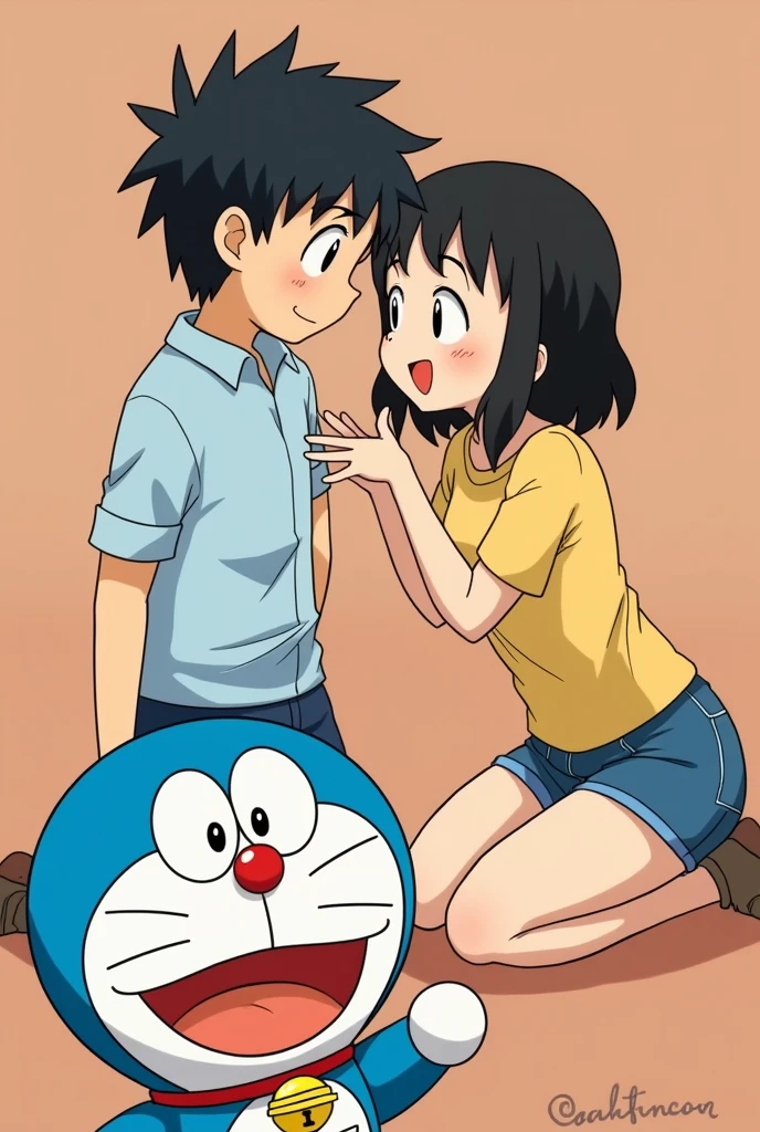 Shizuka and Nobita have sex in Doraemon