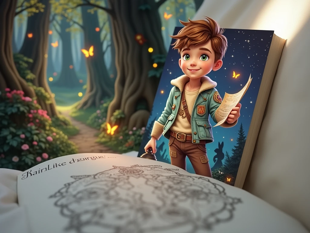 Create a book cover "Jaro's Adventure"