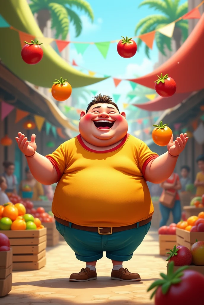 Make him more fat

