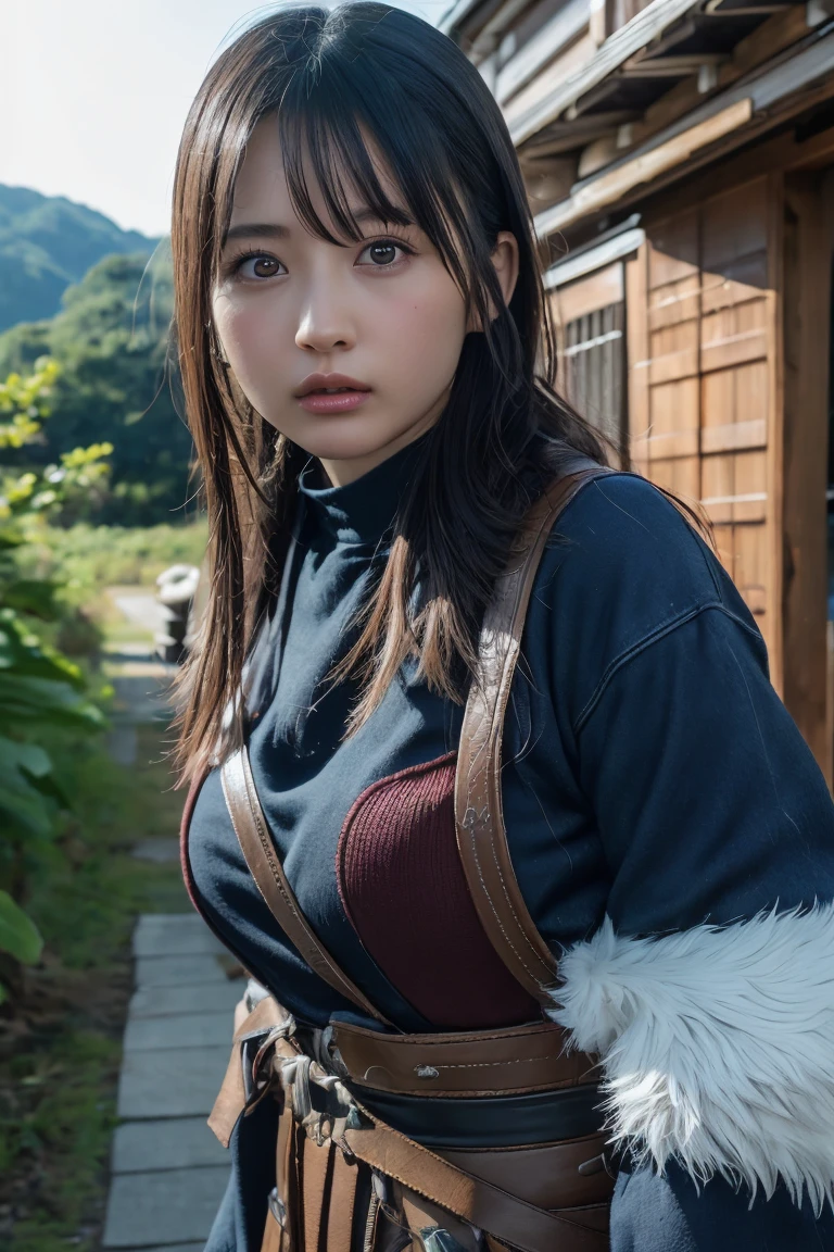 (8k, RAW Photos,Highest quality, High resolution:1.1), (Ultra-realistic:1.4),(Realistic, Realistic:1.3),The Beauty of Japan、Monster Hunter