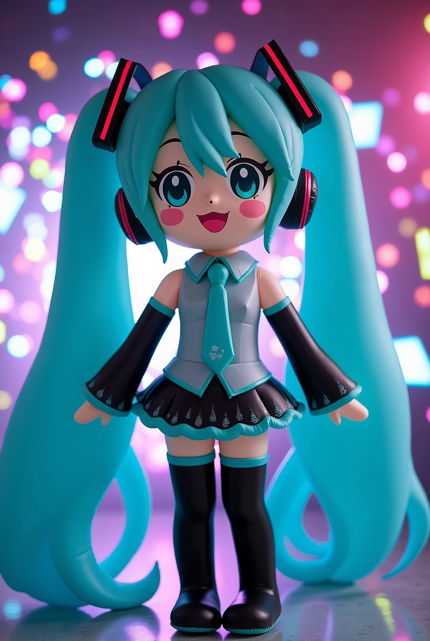 a inflatable doll of hatsune miku