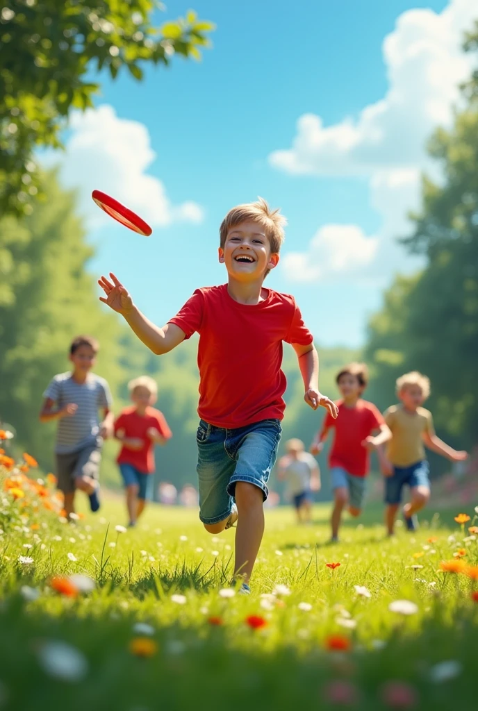 make an image of a child hitting another