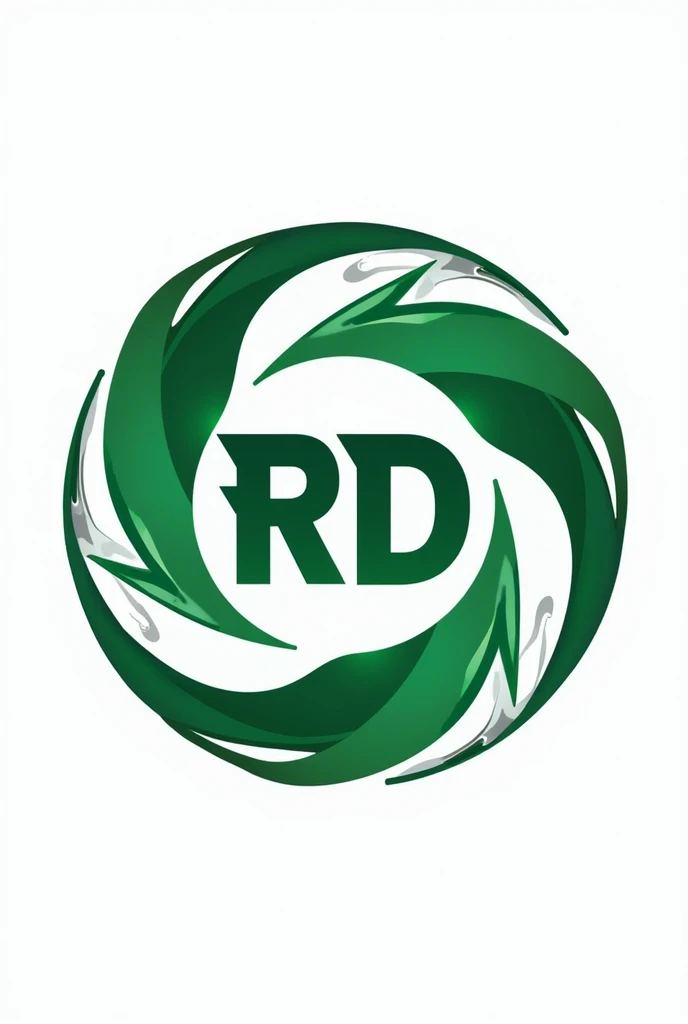 The logo design of the football club RD Ratchada United gives a sense of fierceness, fearlessness, and victory in the color tone of white and green. The club emblem is a circle.