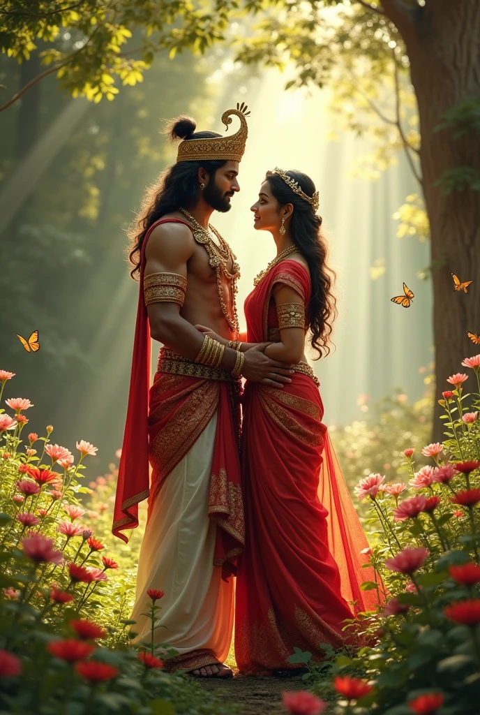 Ram and Sita create beautiful image
