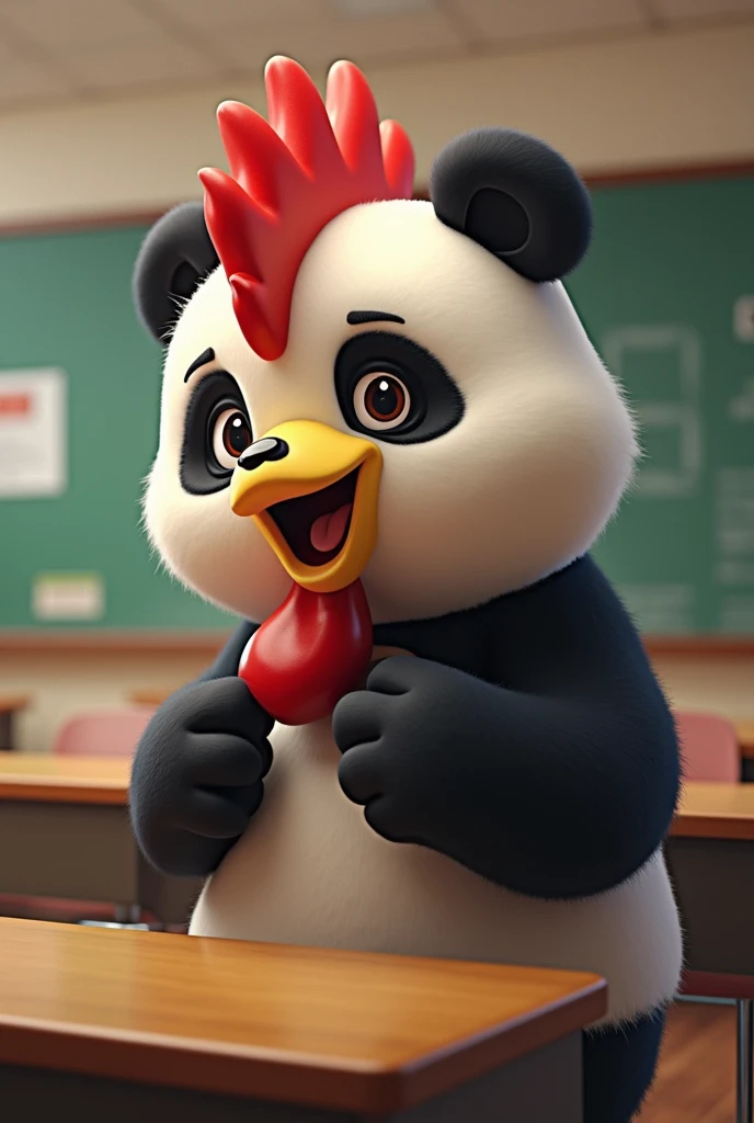 shota, panda, huge cock, solo, classroom,