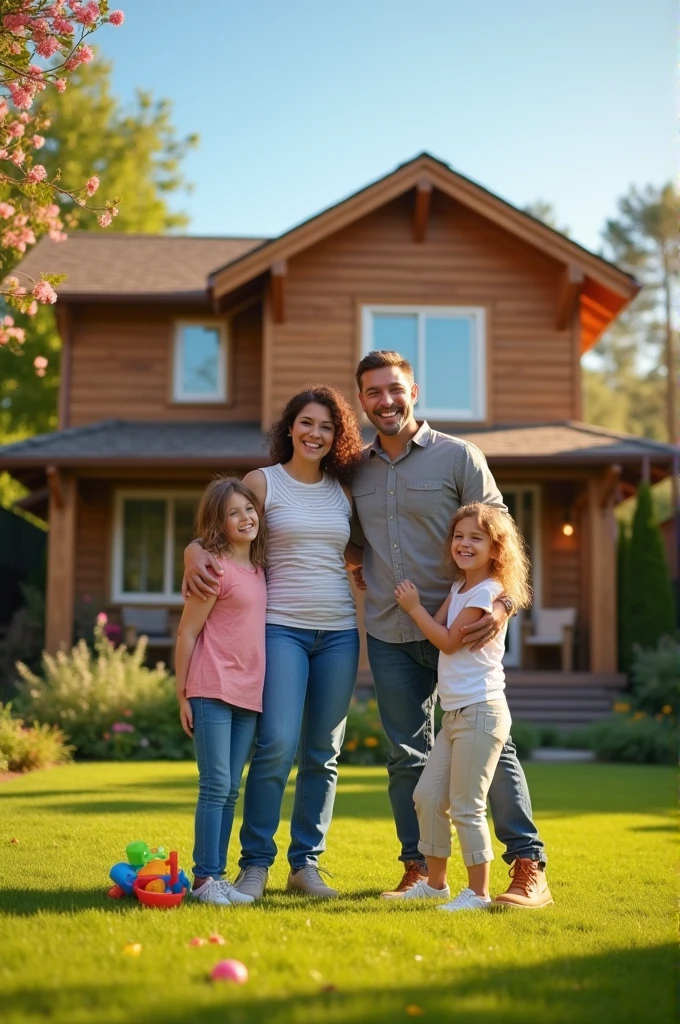 Family that are very happy because of having a home from Bereket Addisu 