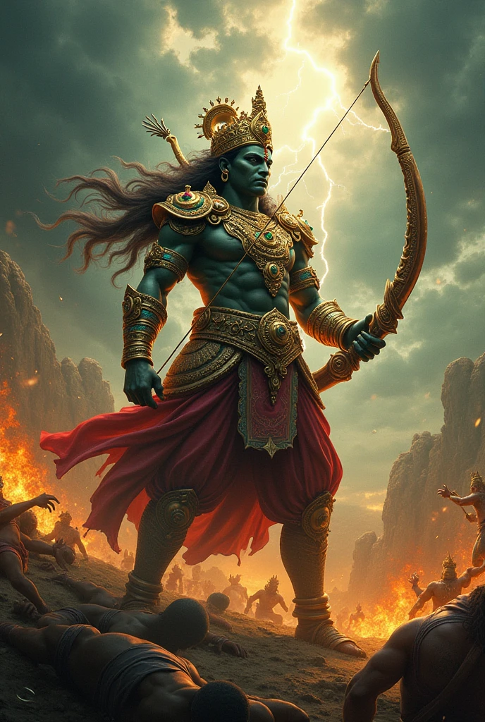 KING RAVANA IN A FIGHT
