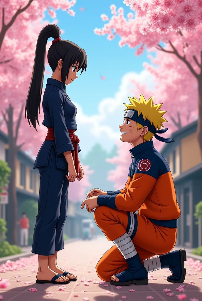 naruto licking videl's feet dragon ball z character