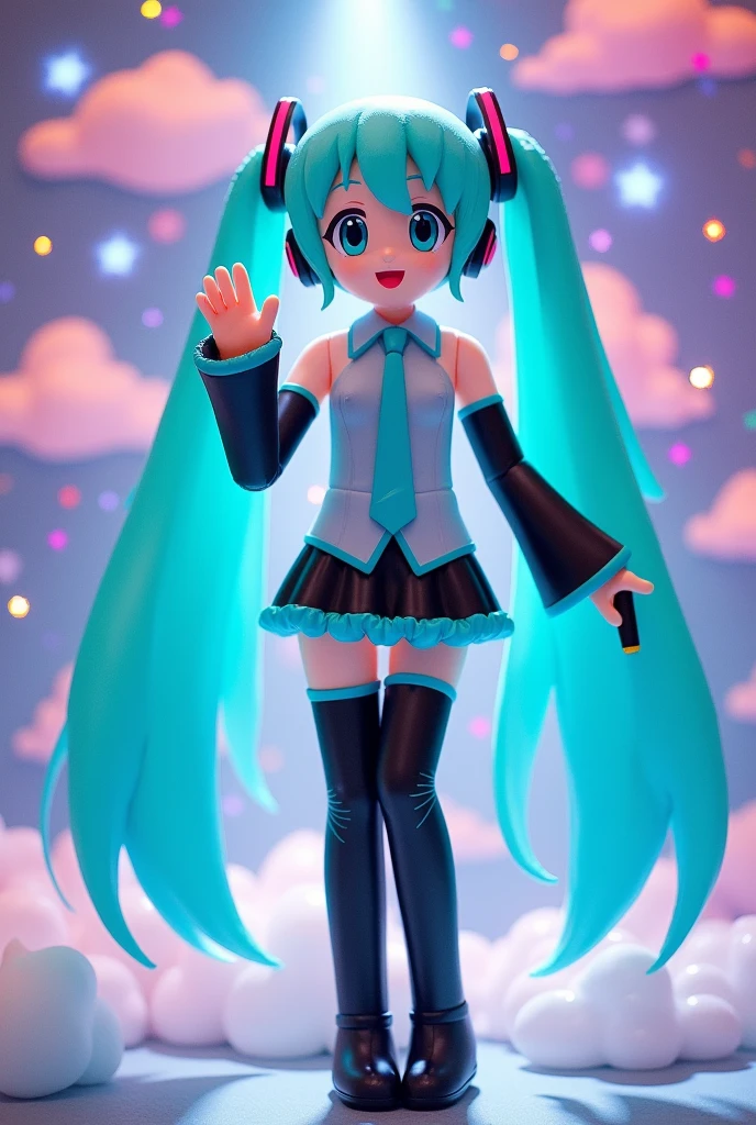 a inflatable doll of hatsune miku