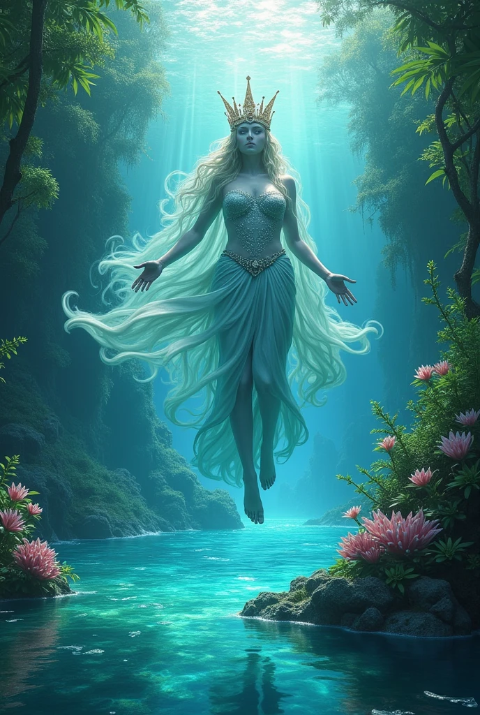 A water spirit, while collecting seashells, noticed humans floating towards the island and immediately went to help them, reporting the situation to the King of the Spirits. Upon seeing the humans’ condition, the King of the Spirits felt compassion and pity for them. He then instructed his spirit subjects to carry the humans to a place where they could be treated and recover. However, since some of the humans had lost external limbs, the king had to use the island’s power to restore their bodies to their original state.