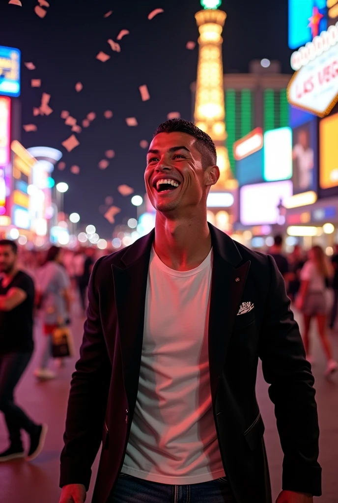 Show me Ronaldo having fun in Las Vegas