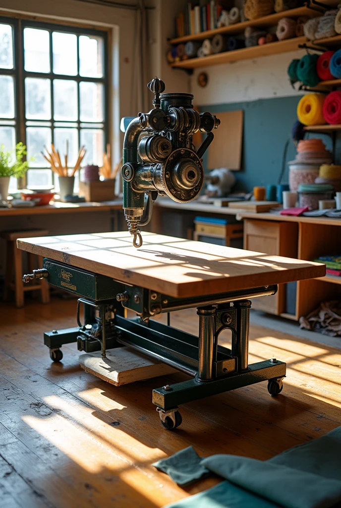 Image of table top tufting machine