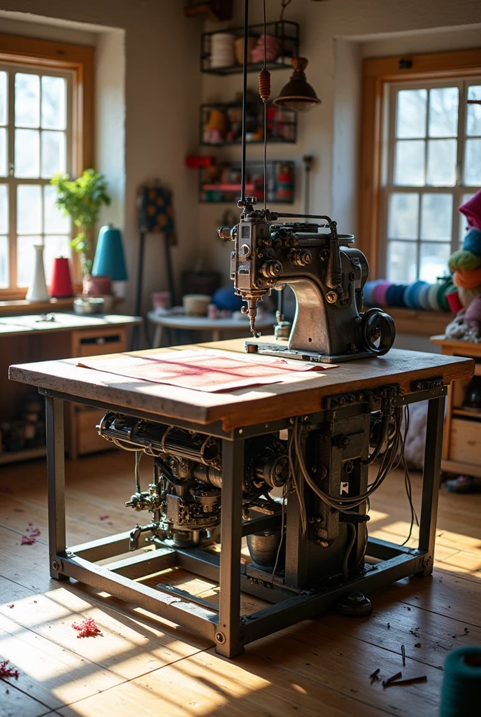 Image of table top tufting machine
