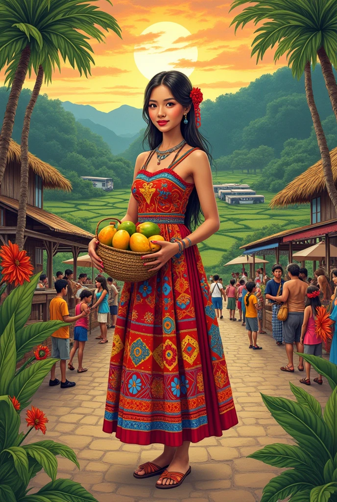 Philippines tradition and culture drawing