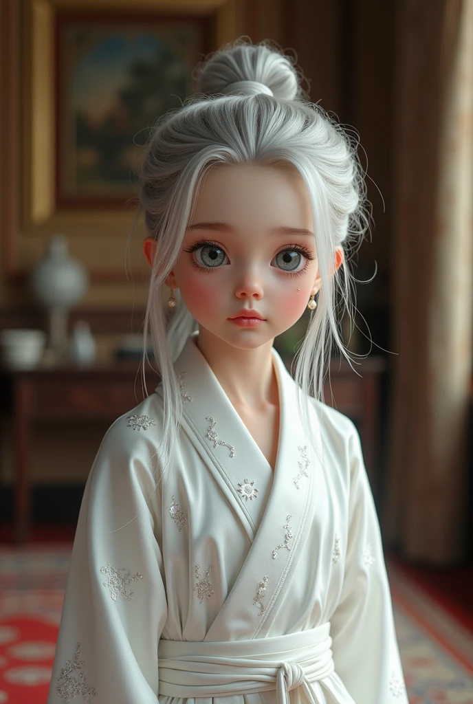 white hair