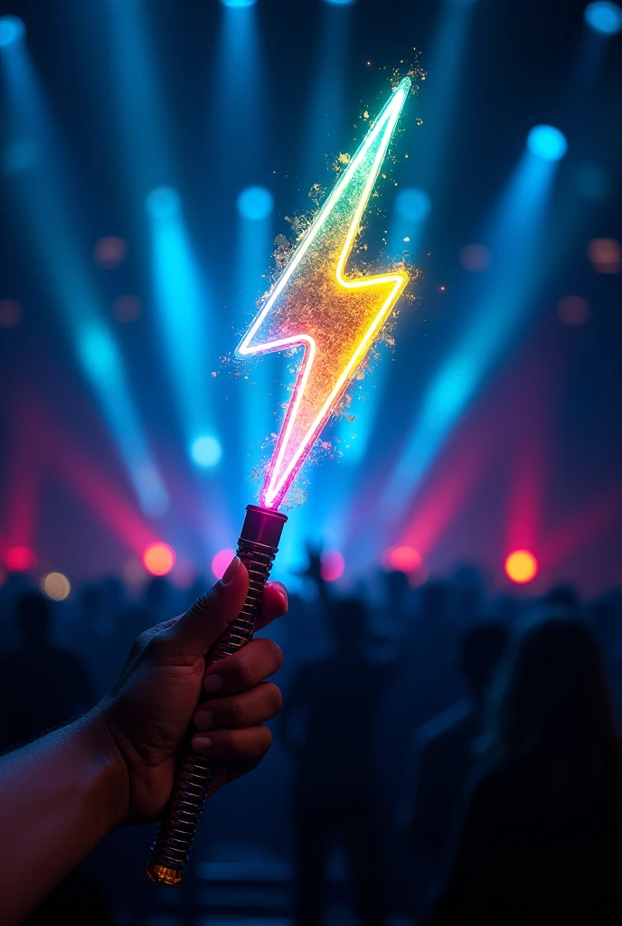 Designing a lightstick for "Elecytus" could be an exciting and creative process! Here’s a concept for the lightstick:
**Name:** *Elecytus SparkStick*
**Design Concept:**
- **Main Shape:** The lightstick could be shaped like a sleek lightning bolt, representing the "electric" theme of Elecytus. The body of the bolt can have sharp, modern edges to give it a futuristic look.
- **Handle:** The handle could be designed to resemble a metallic, conductive wire wrapped in a spiral, providing a good grip while sticking to the electric theme. The base of the handle could have a small, transparent globe that contains swirling, electric-looking lights that activate when the lightstick is turned on.
- **Color Scheme:** The primary colors of the lightstick could be electric blue and neon yellow. The lightning bolt could glow in alternating patterns between these two colors, or it could have a gradient effect that makes it look like electricity is flowing through it.
- **Lighting Effects:** The lightstick can have several modes:
- *Steady Glow:* The entire lightning bolt glows in a solid color of choice.
- *Pulse:* The light gently pulses, simulating the look of electricity.
- *Wave Mode:* The light moves up and down the lightning bolt in a wave-like motion, imitating the flow of energy.
- *Flash Mode:* The lightstick flashes quickly, like a strobe, to energize crowds during upbeat moments.
- **Logo and Branding:** The Elecytus logo or symbol could be placed at the center of the lightning bolt, illuminated by a secondary light within the stick. The logo could also be slightly raised or textured for a tactile feel.
- **Additional Features:** The lightstick could have Bluetooth connectivity, allowing fans to sync their lightsticks to the performance, changing colors and effects in real-time along with the show.
This concept combines the energetic and electric theme of Elecytus with a visually striking and interactive lightstick design.
It looks like there’s still a