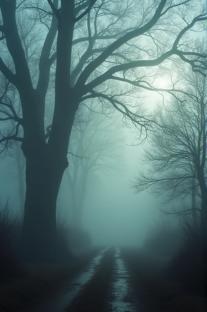 fog, no people