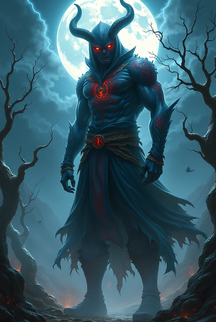 Kim dokja from Omniscient Reader's Viewpoint manga in demon king form