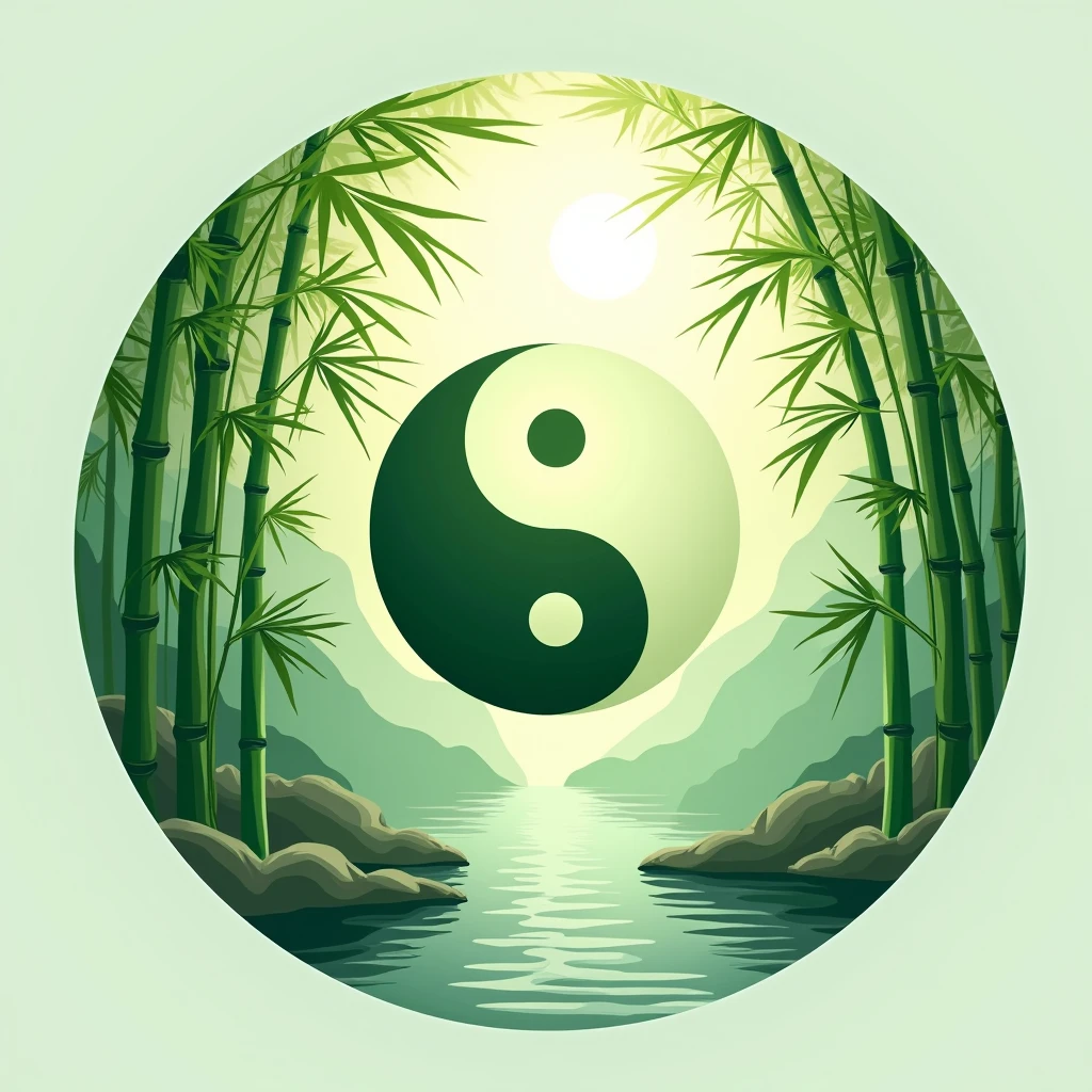 In the context of Traditional Chinese Medicine, the two capital letters "GC" represent the Tai Chi Yin Yang symbol, with the primary color scheme being green, evoking a fresh and natural feel.