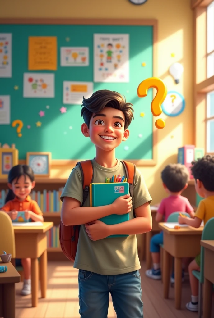 make a visual creative presentation, answering the question WHO AM I? I'm Micah Villanueva college student course bachelor of elementary education and believe that teachers have the power to shape young minds, inspire curiosity and foster a love for learning, no need to add the letters but just what it represents,
