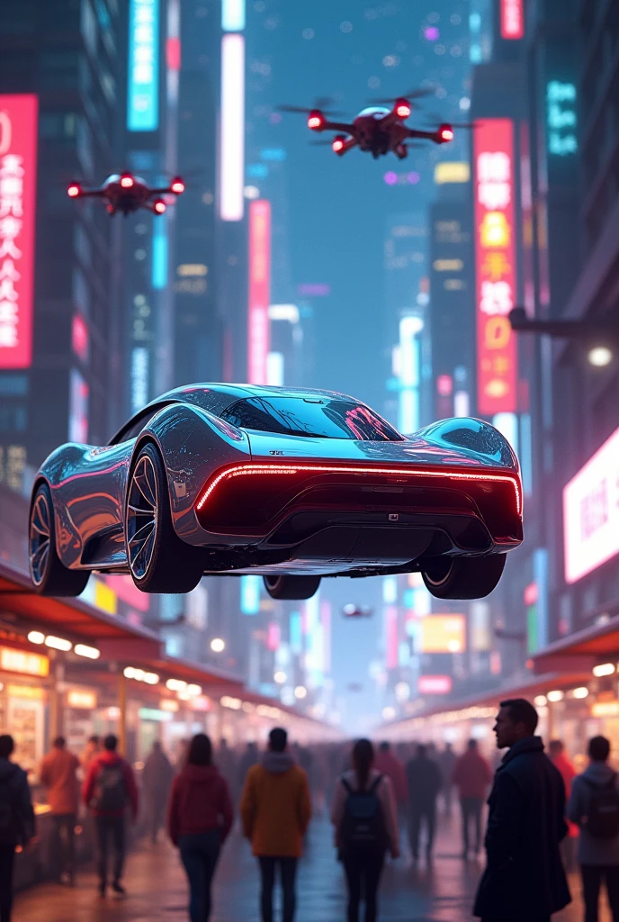 Car flying