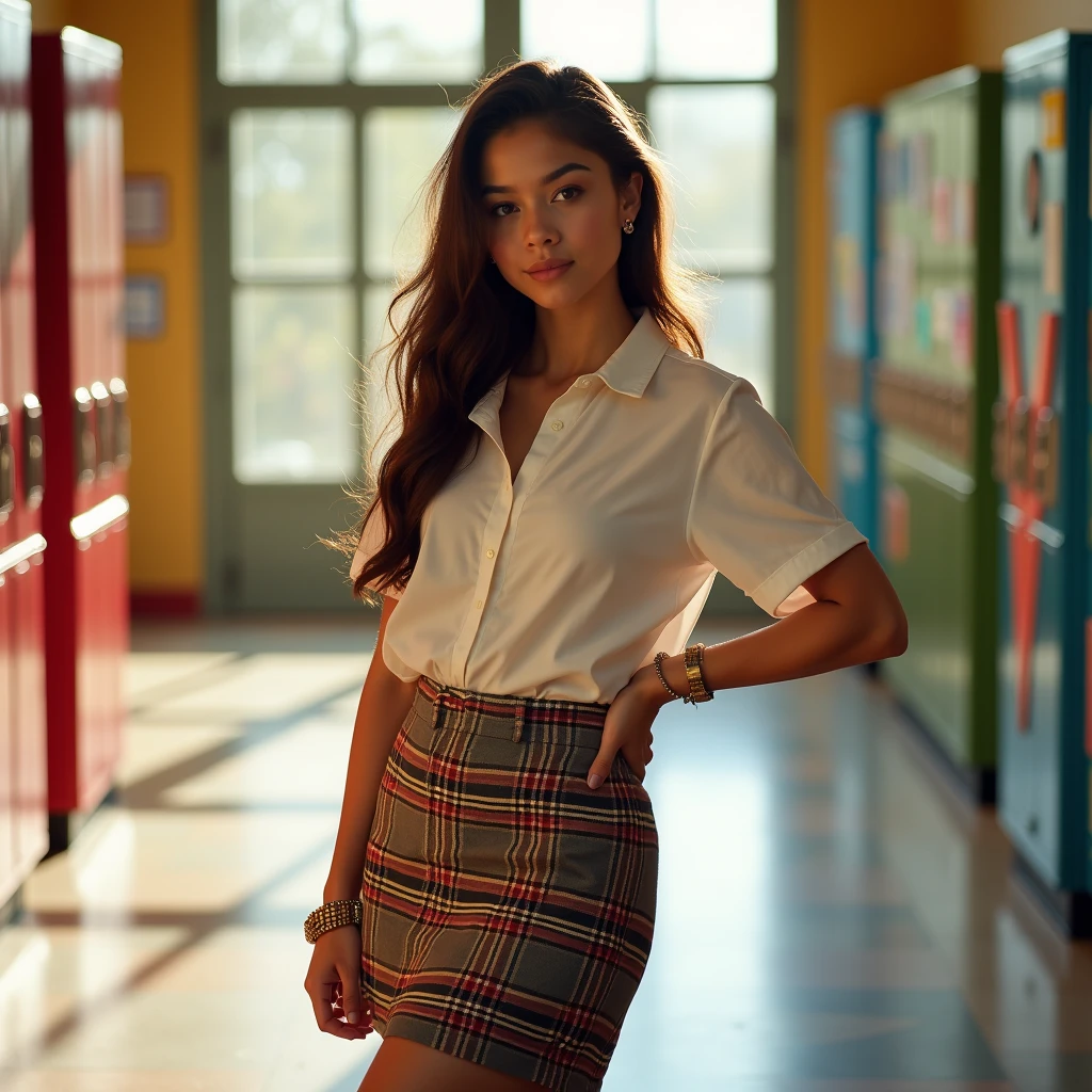 hot sexy school girl, super large breast