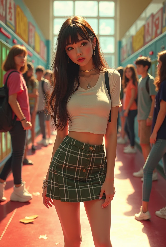 hot sexy school girl super large breast