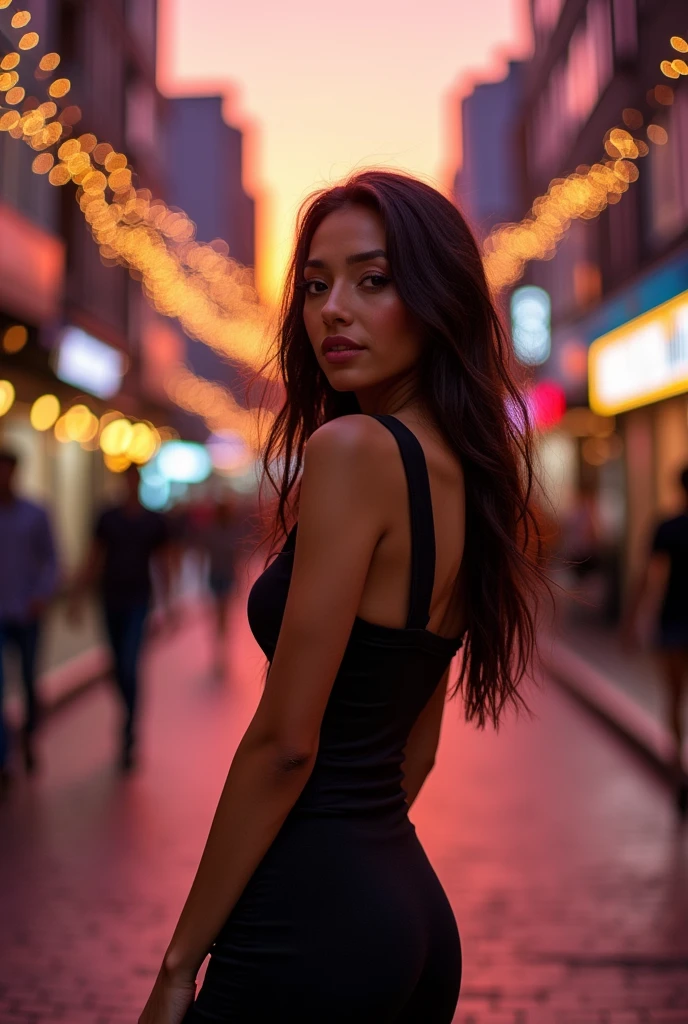 A girl with hot boobs