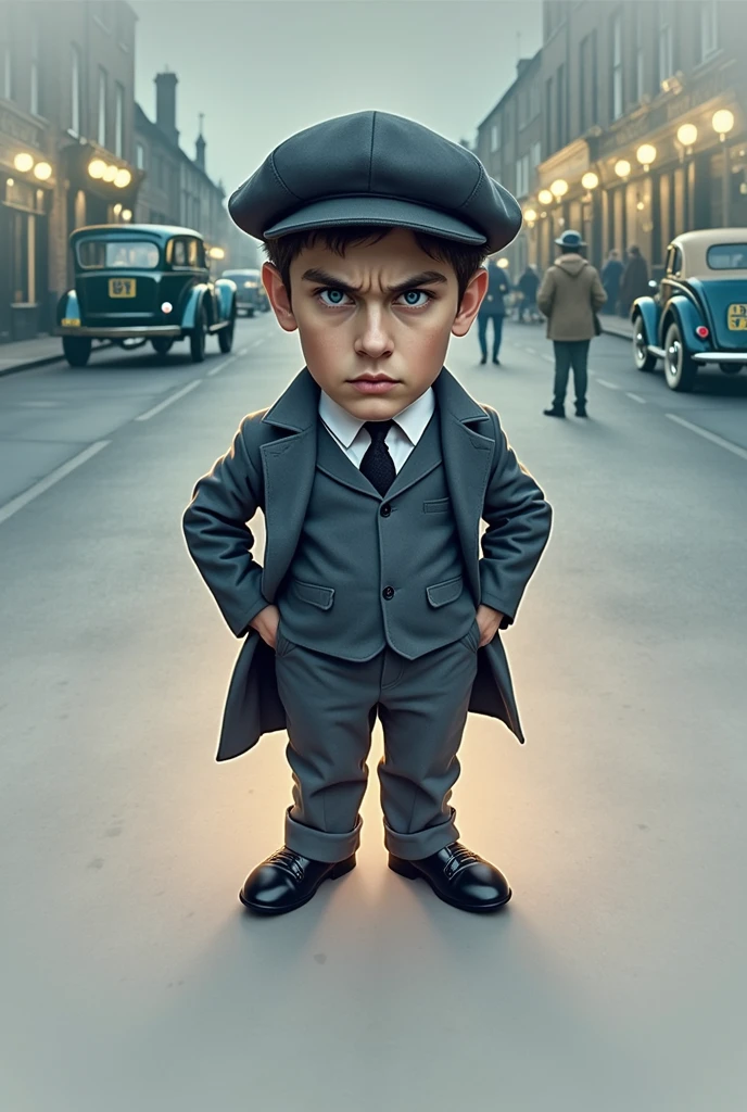 Turn me into a peaky blinders character "thomas shelby" face should be exact like the picture given.