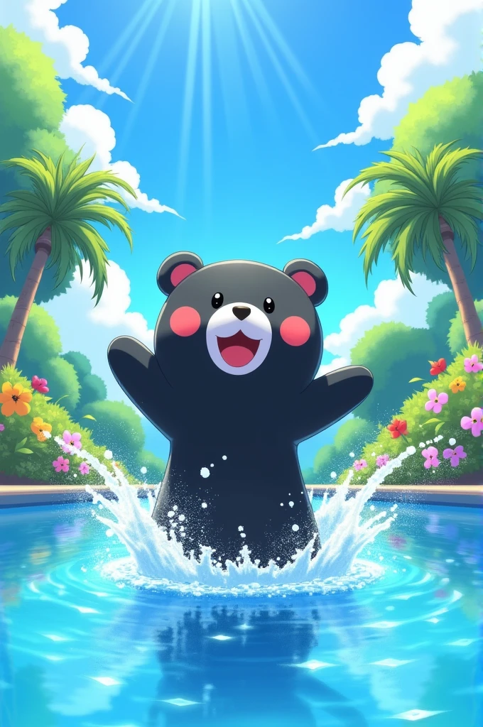 summer Kumamon Refreshing