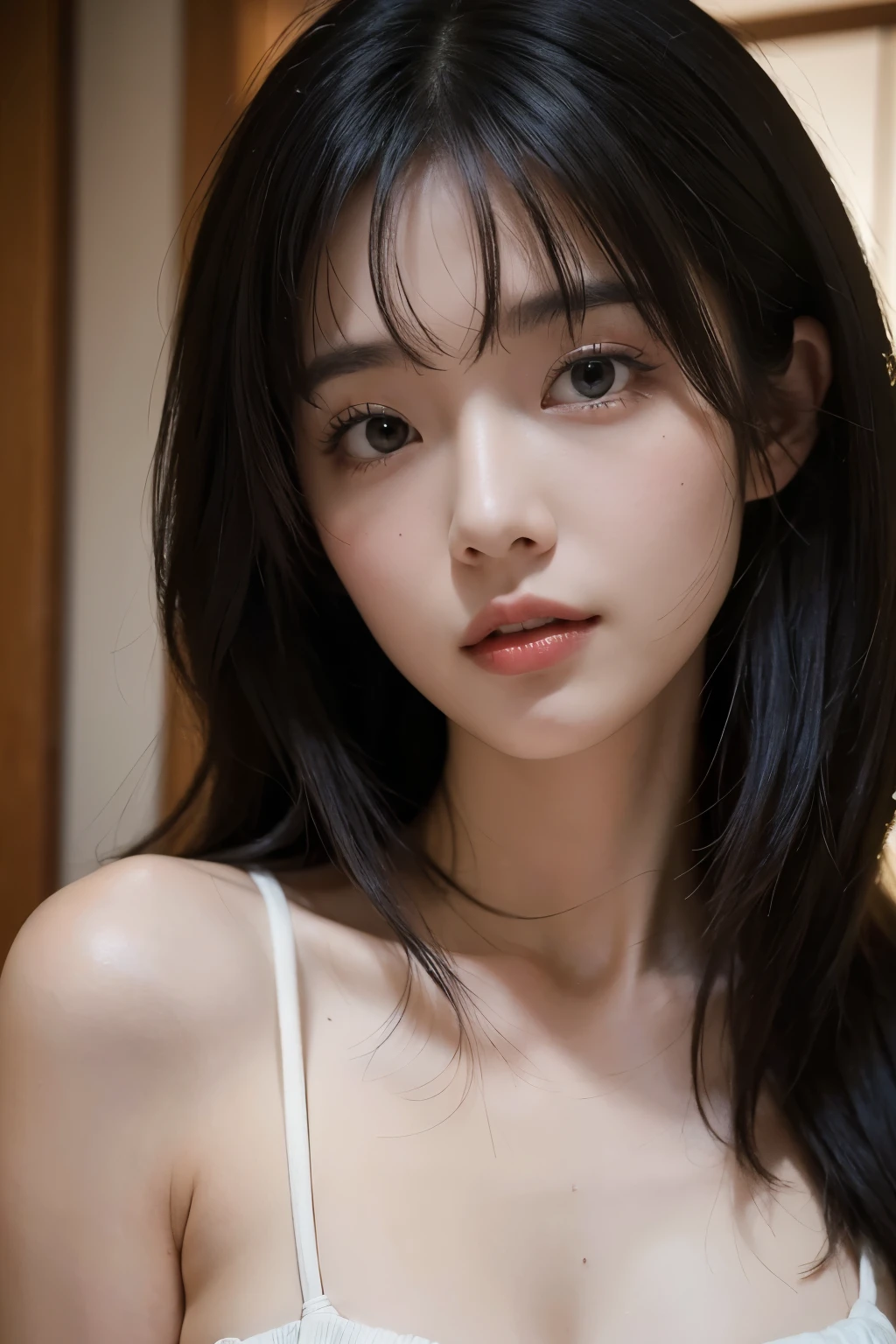 ((High resolution, masterpiece, Highest quality)),One person, Japanese,Black Hair, Shortcuts