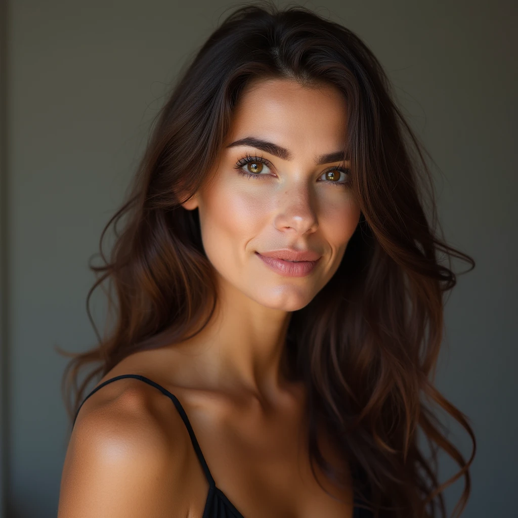 brunette woman